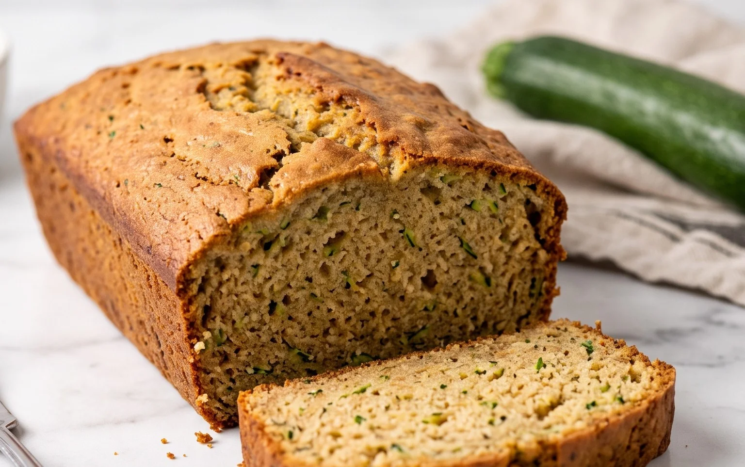 Low Sugar Zucchini Bread
