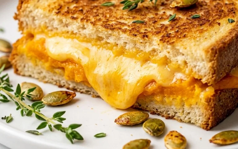 Cheddar Pumpkin Grilled Cheese