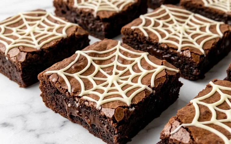 Spider Web Brownies : Recette Facile & Halloween