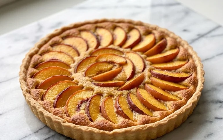 Tarte Pêche Amande : Délice Estival Crémeux