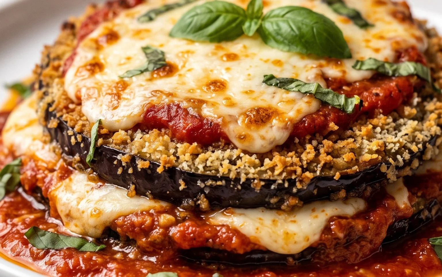 Roasted Eggplant Parmesan (Parmigiana di Melanzane)
