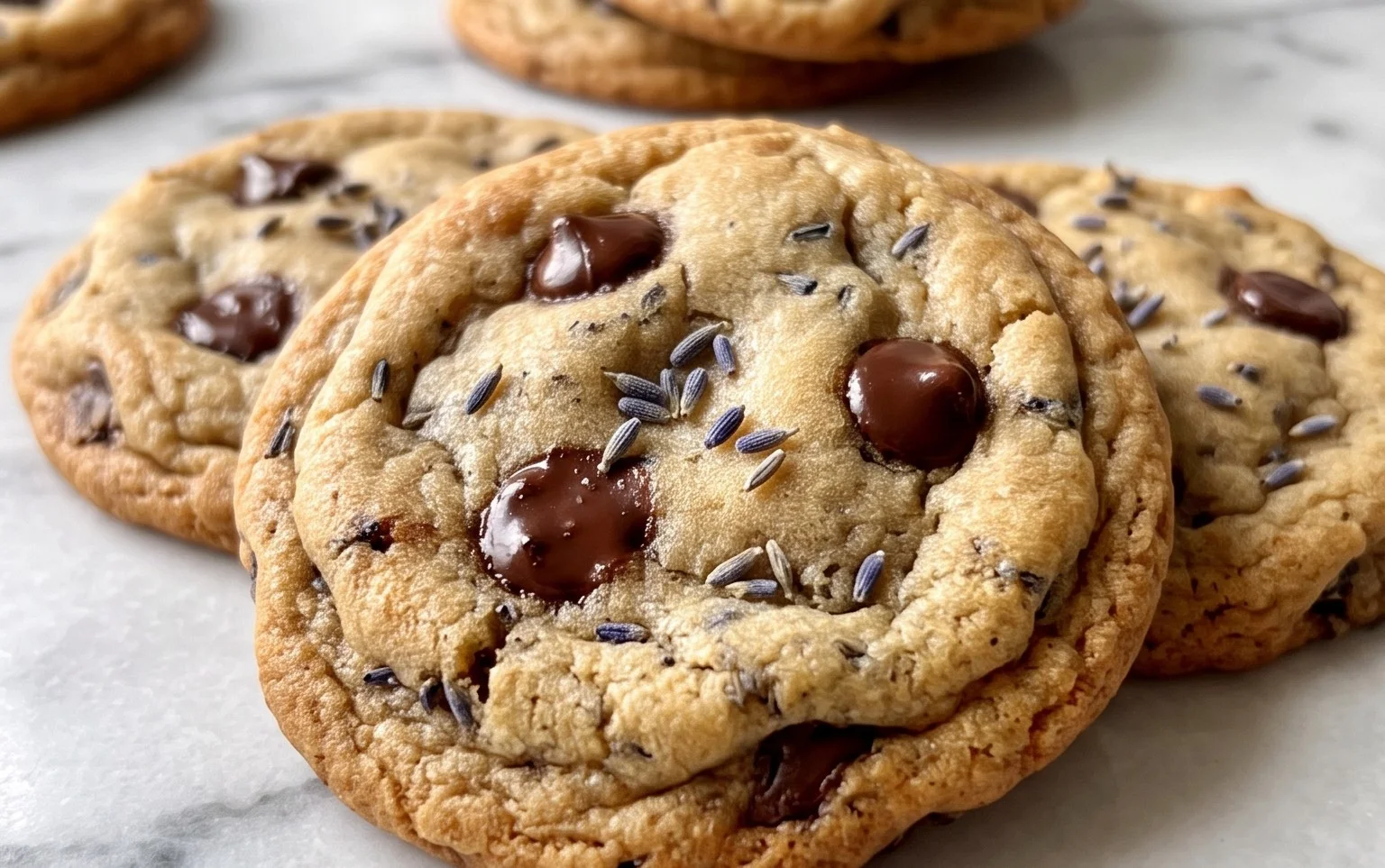 Biscuits Chocolat Pépites Lavande: Recette Facile