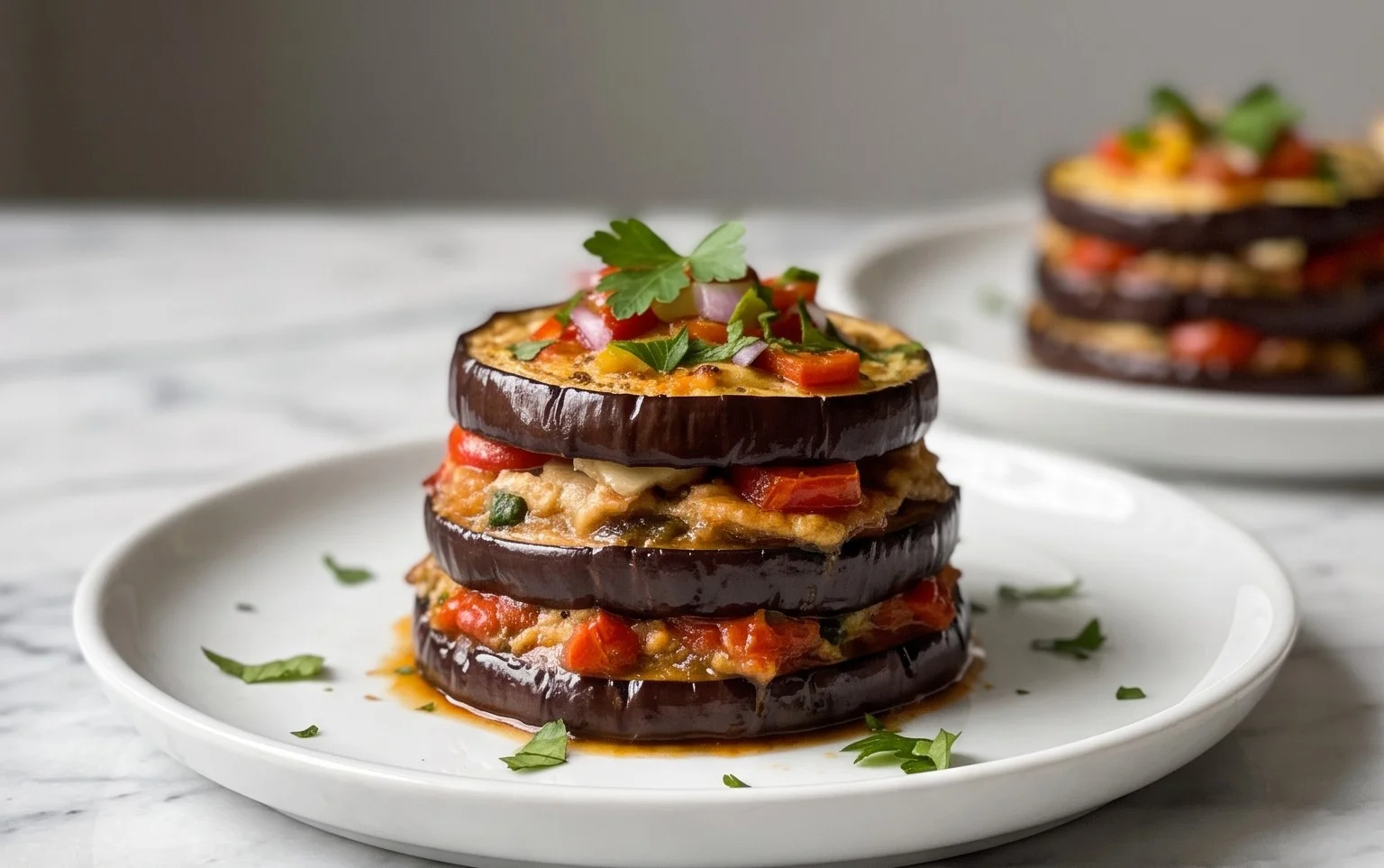 Tours d&rsquo;Aubergines Cuites : Saveurs Méditerranéennes Faciles